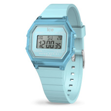  ICE digit retro Small – Ψηφιακό Ρολόι Sky Blue με Διάφανη Κάσα 022888